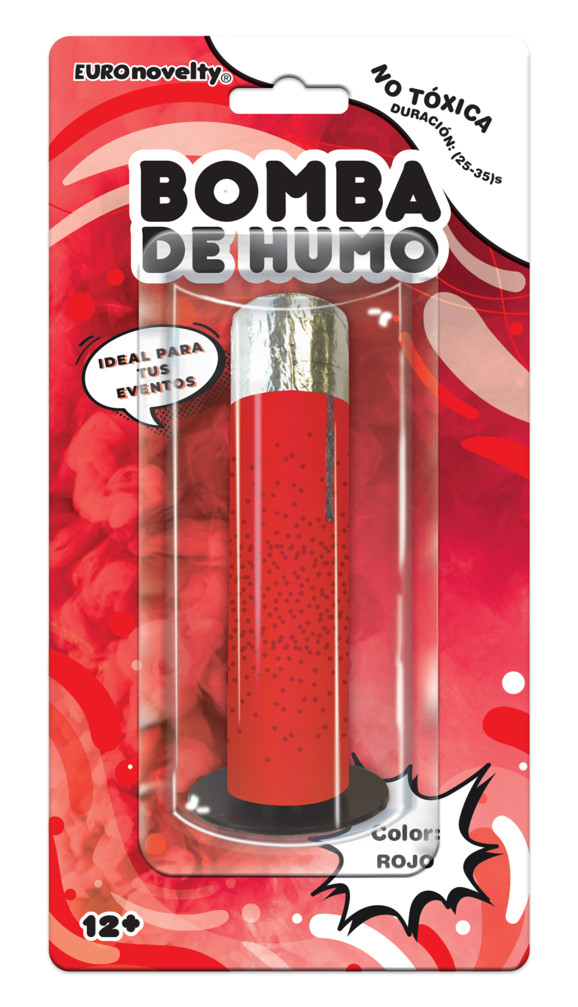 Bomba de Humo Color Roja
